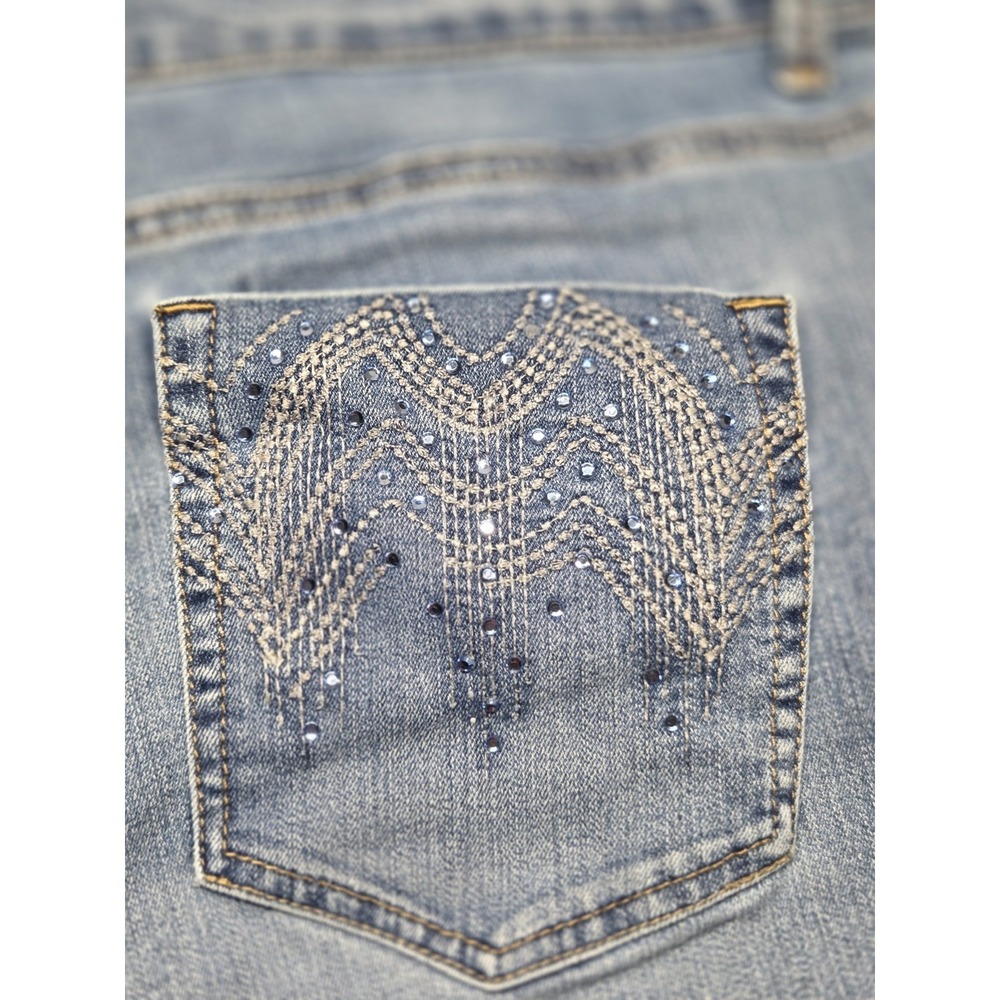 Vintage 80's Gloria‎ Vanderbilt Amanda Blue Jeans Size 22W Long Studded Pockets